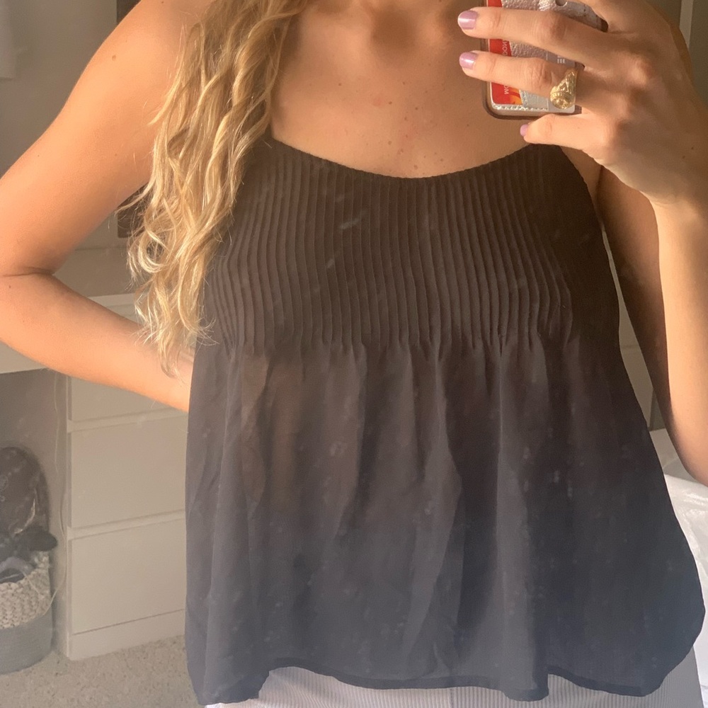 Urban outfitters silky see through blouse